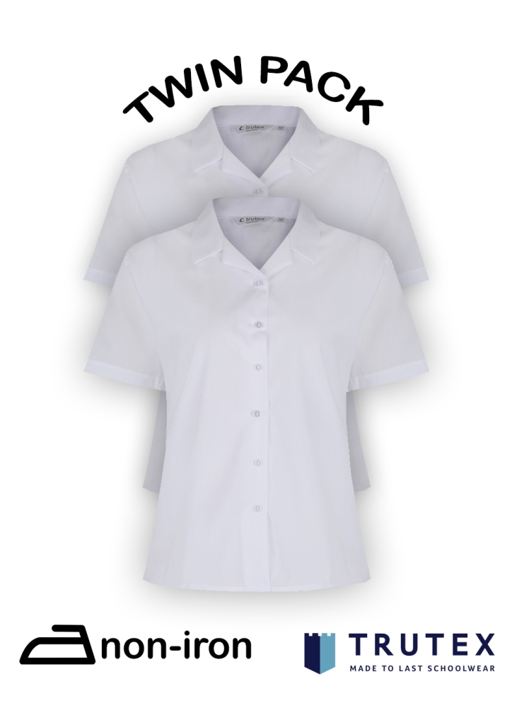 BLUE REVERE BLOUSE, SHIRTS, ST PAUL'S SCHOOL FOR GIRLS